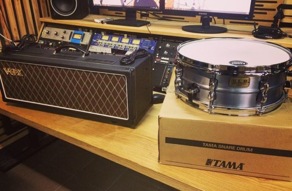 Vox AC30CH і Tama SLP Aluminium