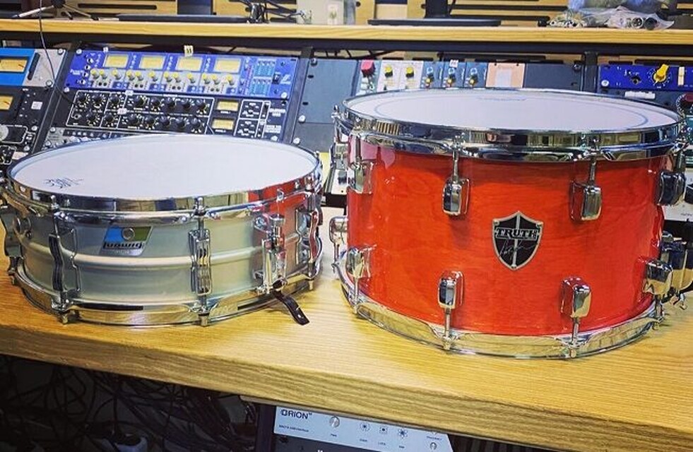 Ludwig Acrolite & Truth Cusrom Drums Aaron Gilespie